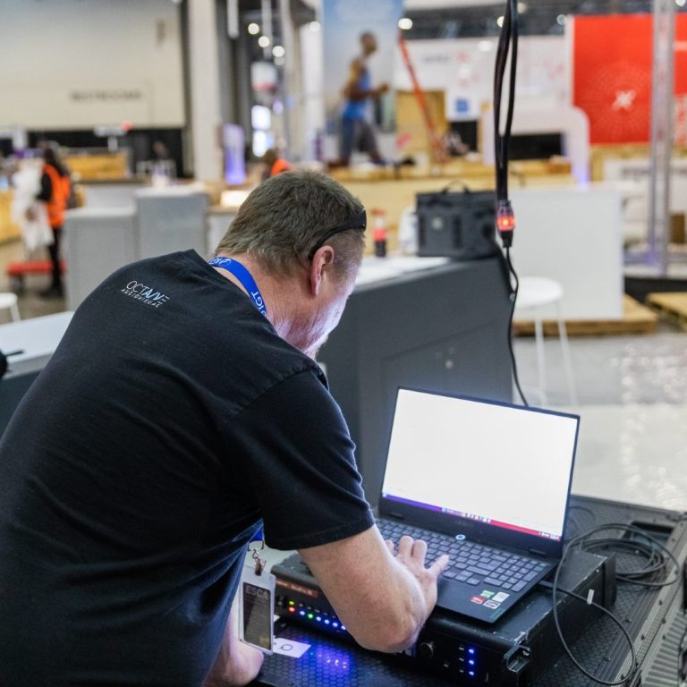 trade show labor in Las Vegas, Las Vegas AV installation, luxury trade show services Las Vegas